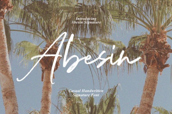 Abesin Font: A Signature Touch for Your Brand Identity