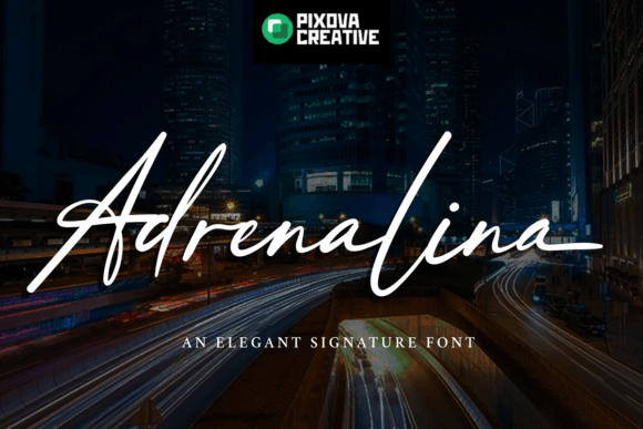 Adrenalina Font: A Signature Typeface for Bold Branding