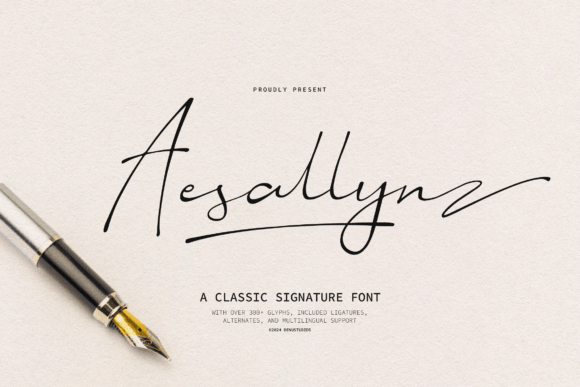 Aesallyn: A Versatile Typeface for Digital Design