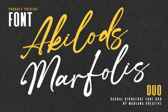 Akilods Marfolis: A Beautiful Typeface for Real Business Growth