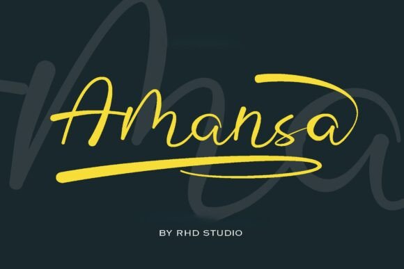 Amansa Font: Modern Handwritten Typography for Web Design