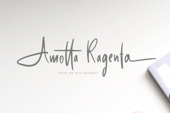 Amotta Ragenta: A Handwritten Typeface for Sophisticated Branding