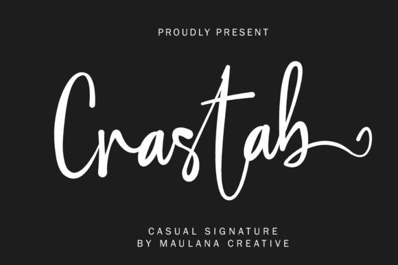 Crastab Font: A Stylish Script for Authentic Branding