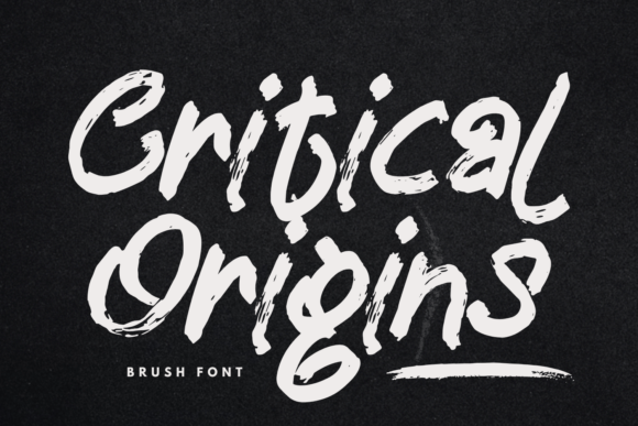 Critical Origins Font: A Handcrafted Typeface for Modern Web Design