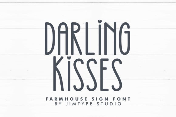 Darling Kisses Font: A Love Letter to Modern Branding