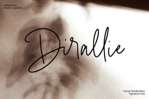 Dirallie Font Review: A Creative Typeface for Bold Campaigns