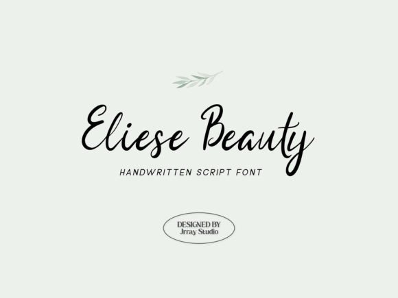 Eliese Beauty: A Script Font That Elevates Your Brand