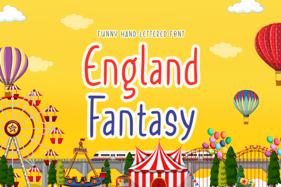 England Fantasy Font: A Playful Typeface for Digital Design