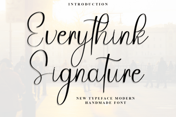 Everythink Signature: A Festive Font for Holiday Marketing