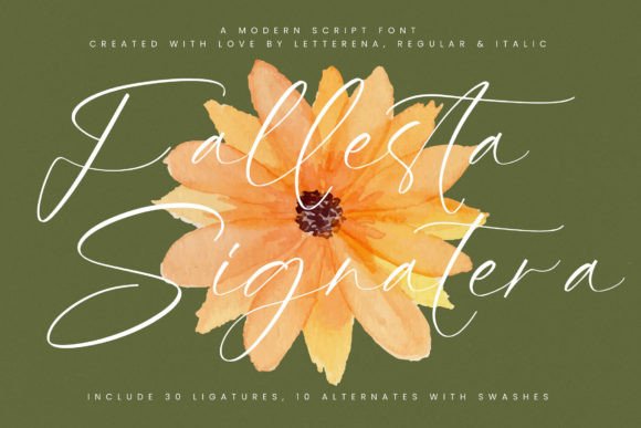 Fallesta Signatera Font for a Polished Brand
