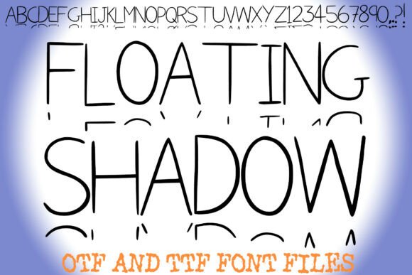 Floating Shadow Font: A Playful Lift for Editorial Design