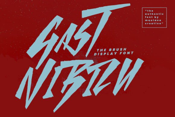 Gast Nibizu: A Handcrafted Typeface for Editorial Elegance