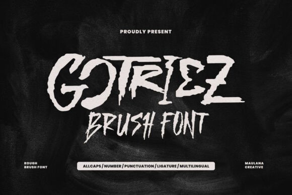 Gotriez: A Handcrafted Typeface for Authentic Typography