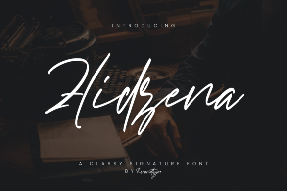 Hidzena Signature: A Typeface That Elevates Your Editorial Design