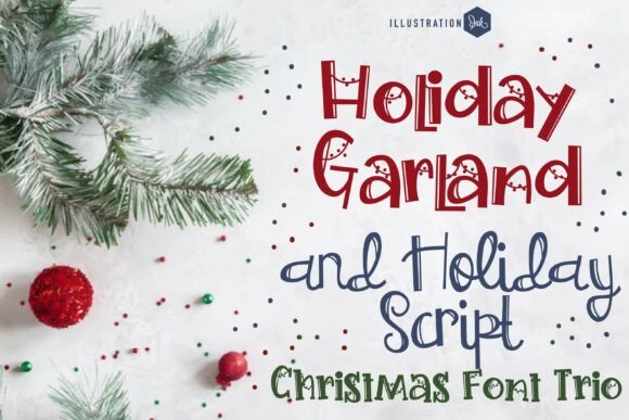 Hollyday Garland Trio Font: A Marketer’s Toolkit for Festive Typography