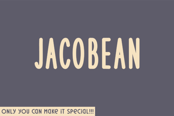 Jacobean Rounded Font: A Handcrafted Typeface for Creative Makers
