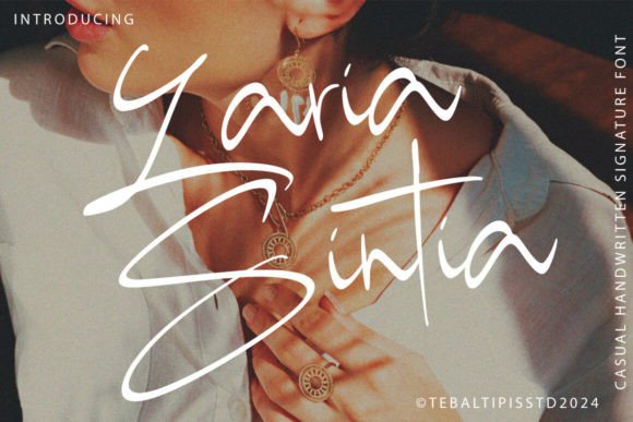Laria Sintia: A Beautifully Handmade Script Font for Creative Branding