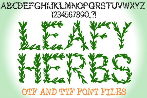 Leafyherbsbysqueebcreative Regular: A Font That Brings Nature to Your Brand