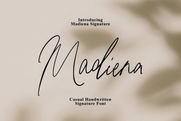 Madiena Font: A Script Amp Typeface That Elevates Brand Design