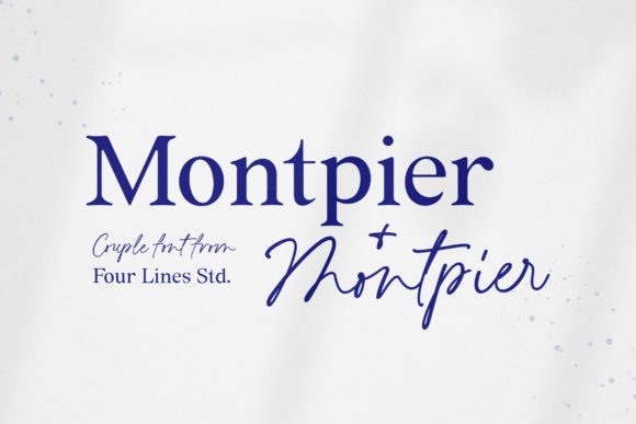 Montpier: A Font Duo for Modern Web Design and Brand Identity