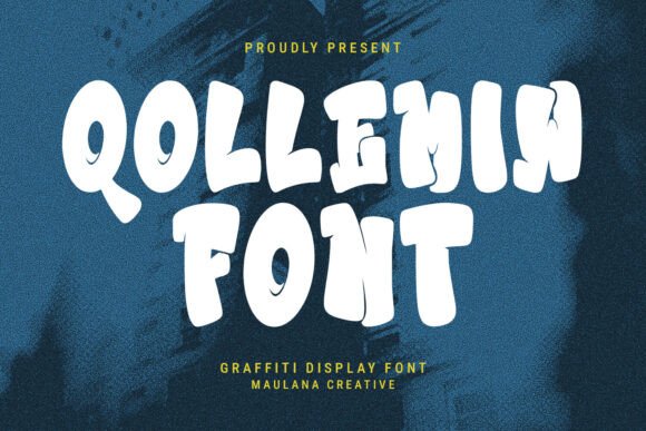 Qollemiw Font – A Handcrafted Display Typeface for Makers