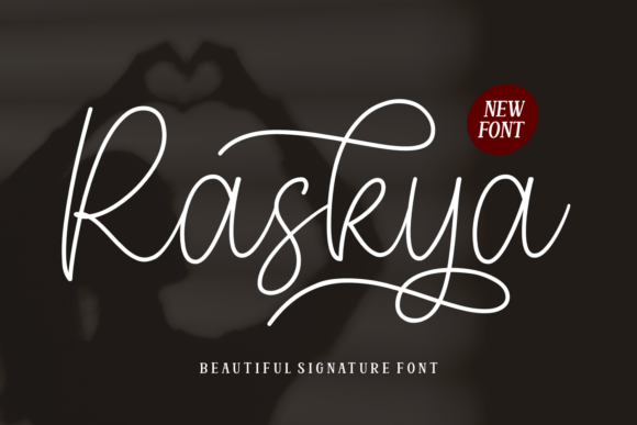 Raskya Font: A Signature Script for Strong Brand Identity