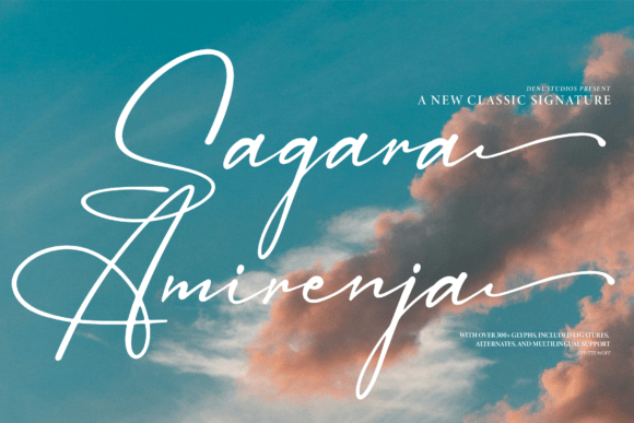 Sagara Amirenja: A Polished Typeface for Small Business Branding