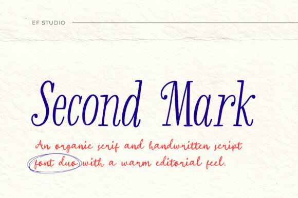 Second Mark Duo: A Font for Building Trust and Style
