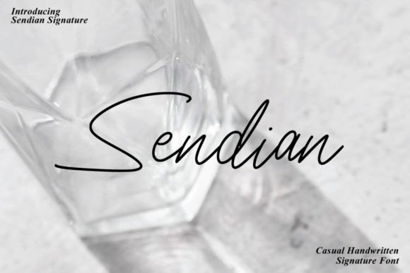 Sendian Font: A Beautiful Script for Web Design Projects