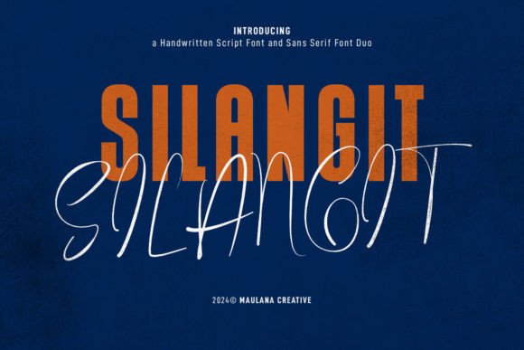 Silangit Duo: A Script Font for Authentic Editorial Design