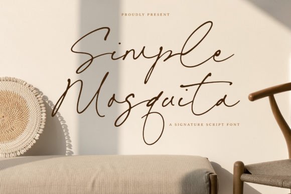 Simple Mosquita: A Refined Script Font for Branding and Creative Projects
