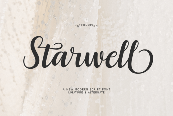 Starwell: A Beautiful Script Font for Creative Makers