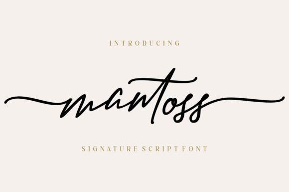Why Mantoss is My Go-To Script Font for Campaign Headlines